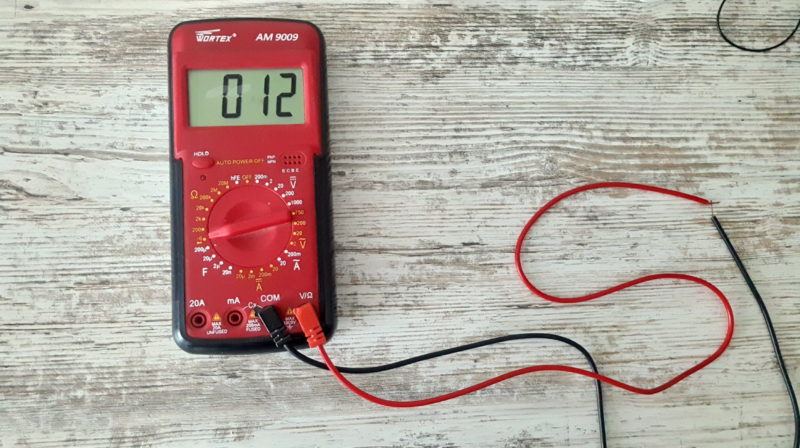 Тестер в позиция на звънене