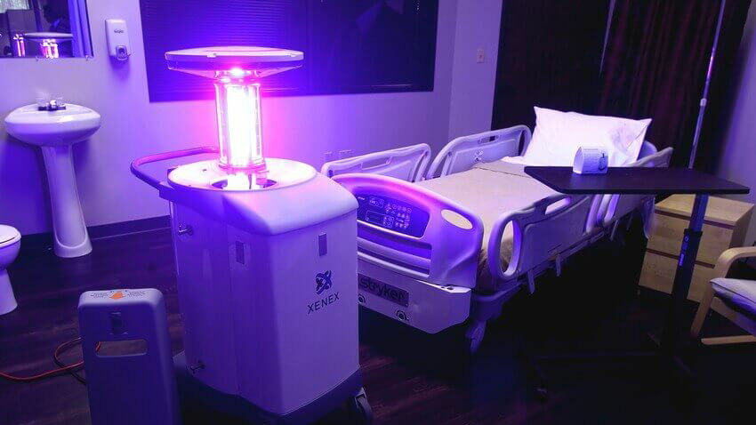 Kórházi osztály kvarcizálása