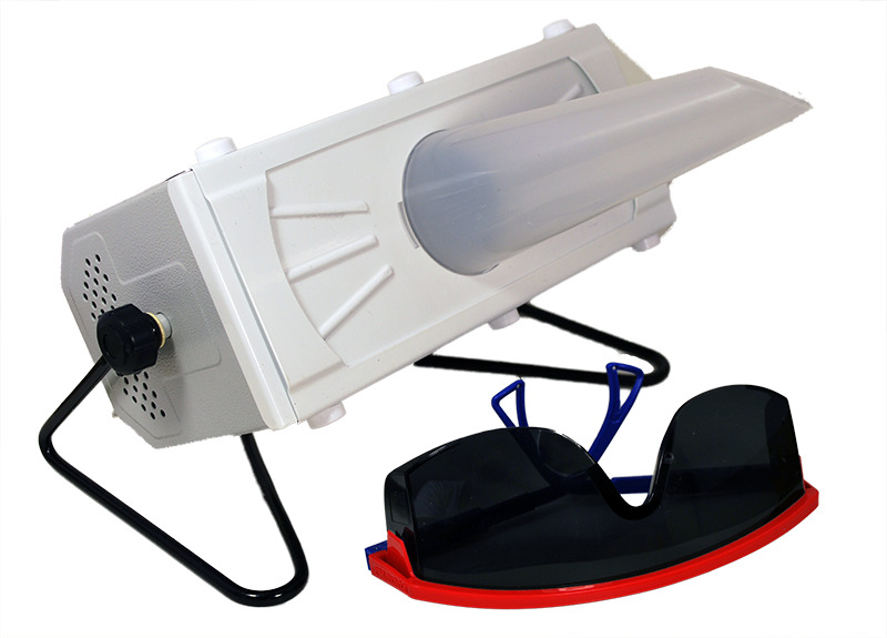 gafas de irradiación