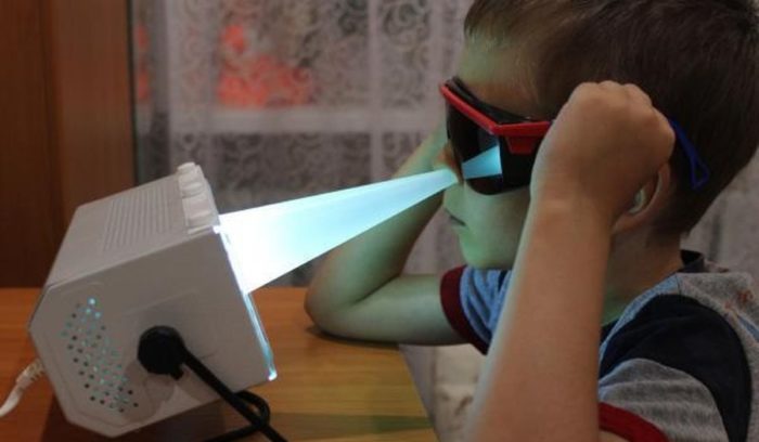 Prosedur penyinaran untuk kanak-kanak