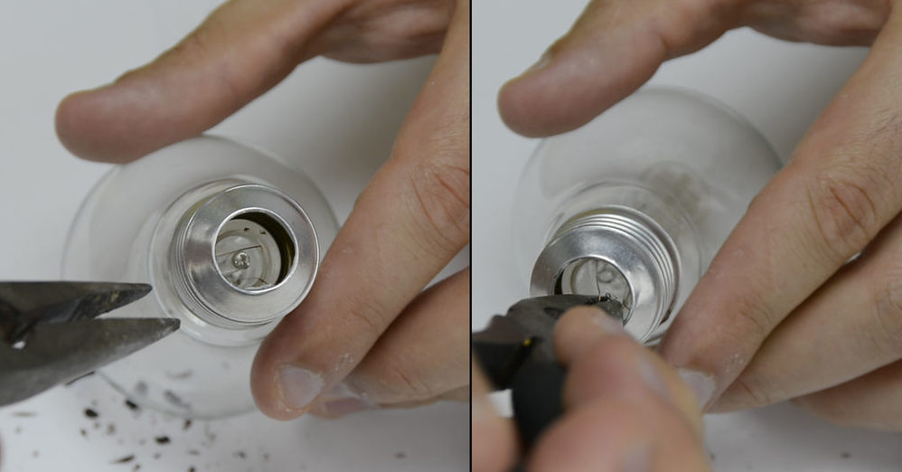 remoção de vísceras.