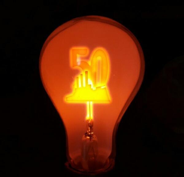 En uvanlig DC neon med en katode