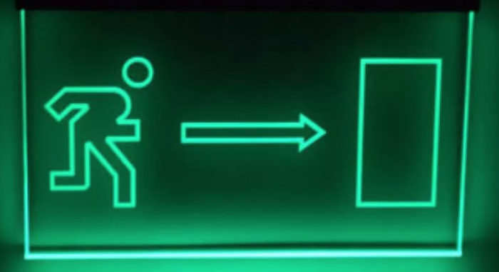 ตัวอย่างทางออกฉุกเฉิน