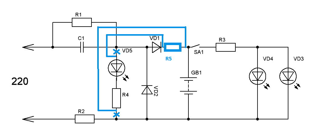 كيف يعمل مصباح يدوي