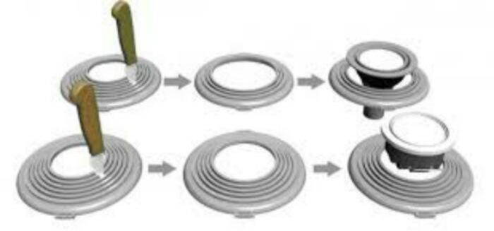 在假天花板中更換燈泡的特點