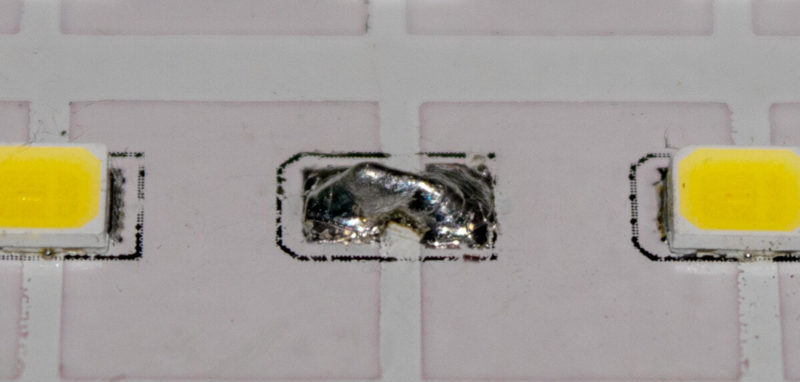 Jumper a hibás elem helyére