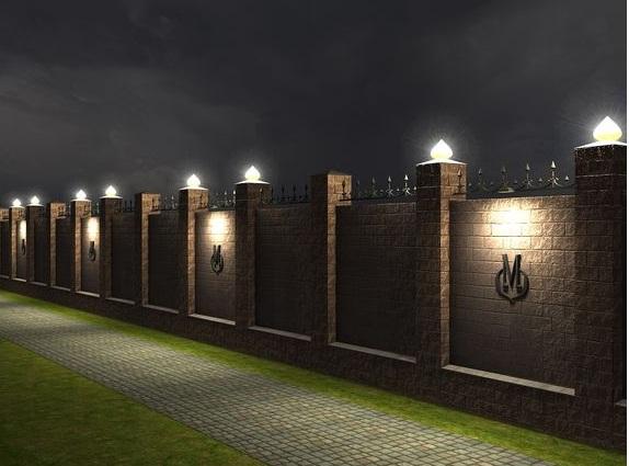 Tvirtos tvoros viršutinis apšvietimas.