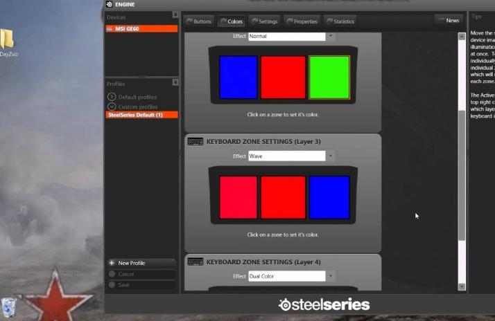 Mit Hilfe spezieller Anwendungen können Sie die Farbtöne fein abstimmen