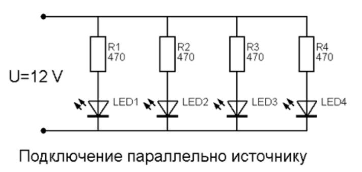 แผนภาพการเชื่อมต่อแบบขนาน