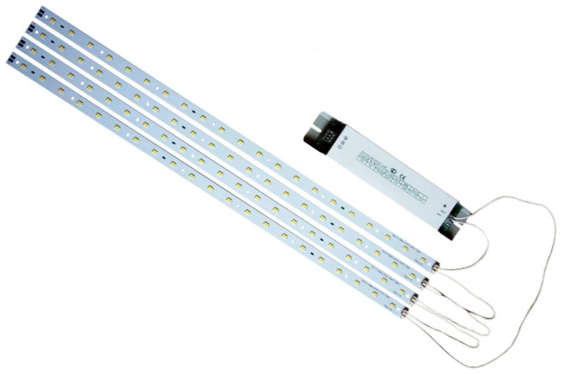 Az Armstrong lámpa elektromos alkatrészei.