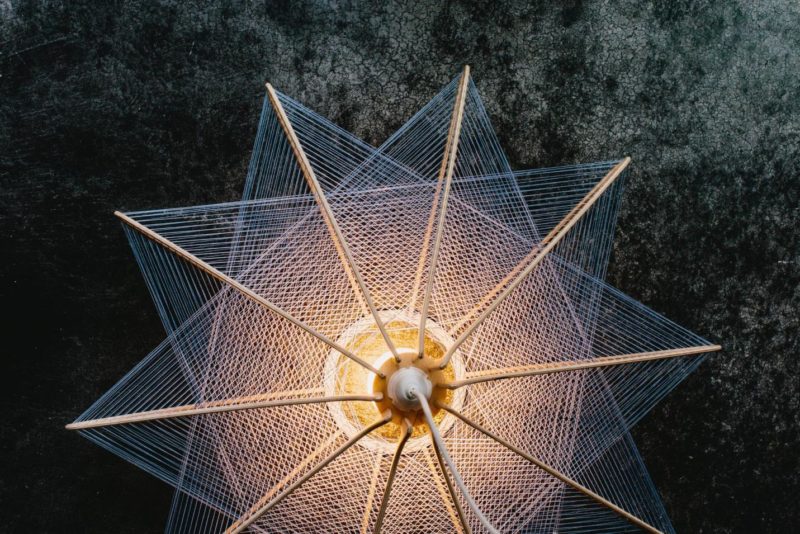 Hogyan készítsünk lámpát szálakból - lépésről lépésre