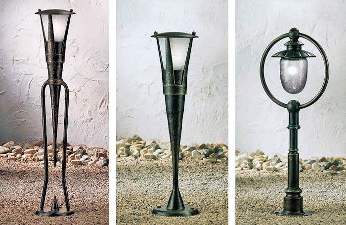 Belysning av det tilstøtende territoriet til et privat hus