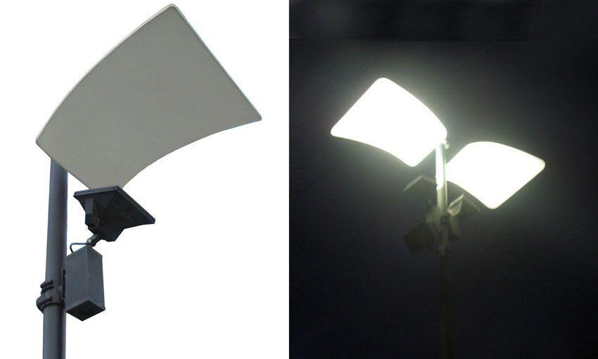 Egy magánház szomszédos területének világítása