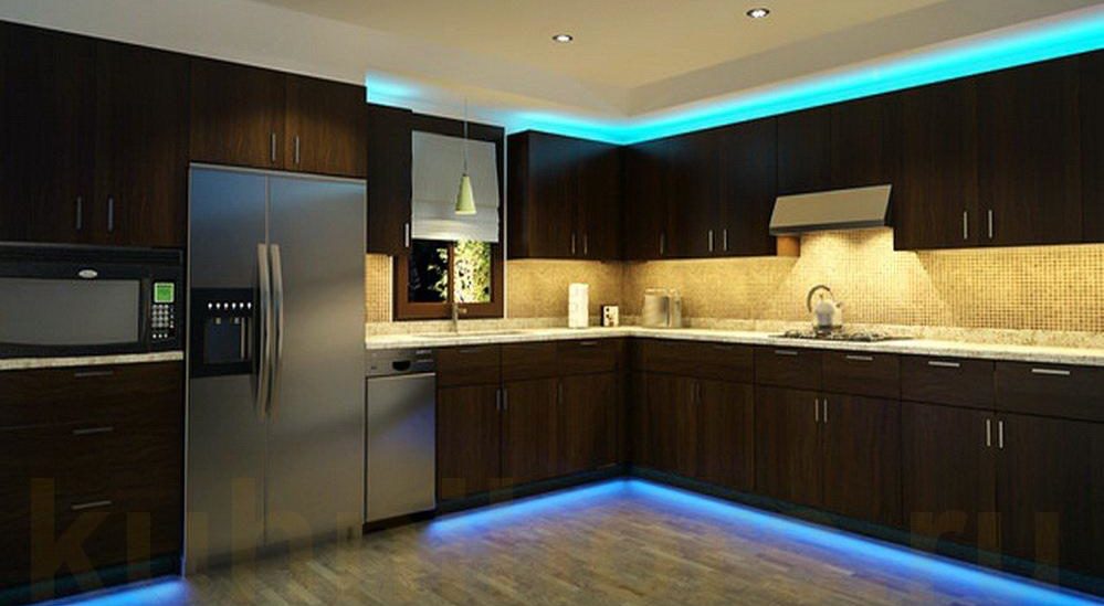 Ang backlight ay naka-install sa base ng headset