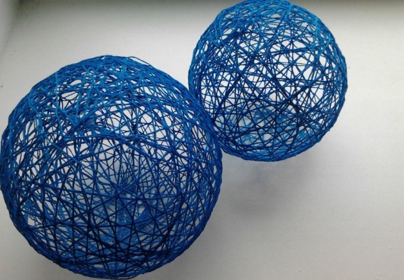 Hogyan készítsünk lámpát szálakból - lépésről lépésre