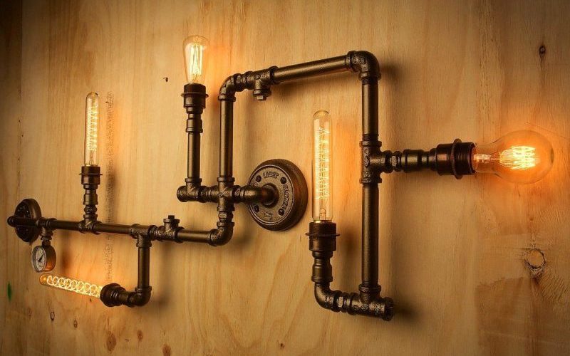 Домашна лампа в стил лофт - подробни инструкции за изработка