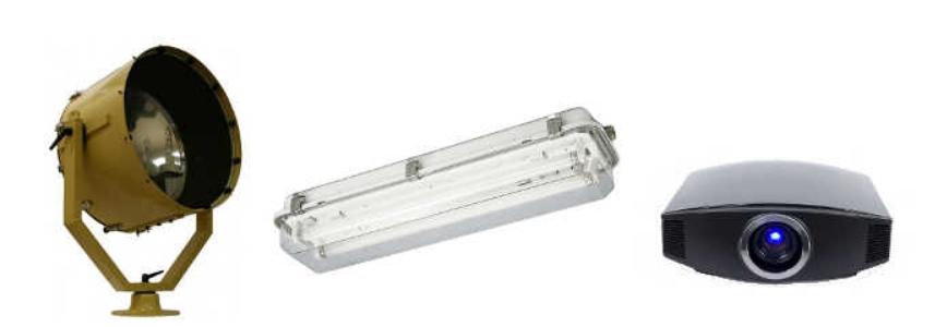 ประเภทของโคมไฟที่ทันสมัย