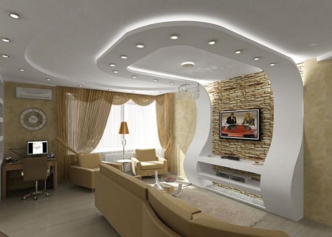 How to make a do-it-yourself illuminated ceiling