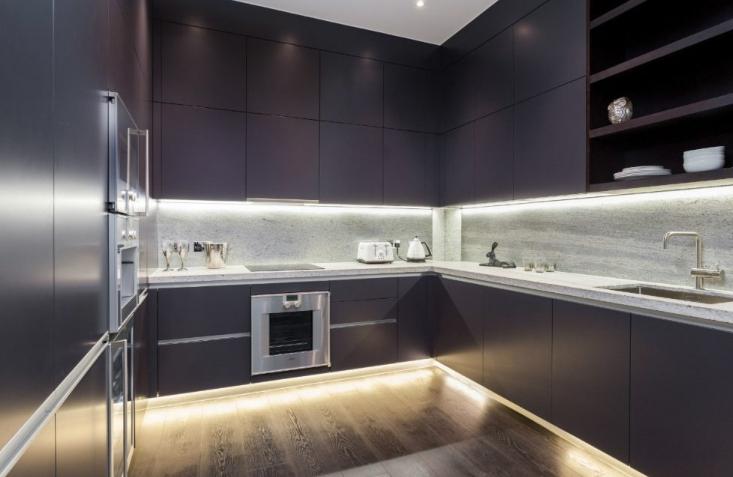 Hogyan készítsünk konyhai világítást - a lámpák elhelyezkedése