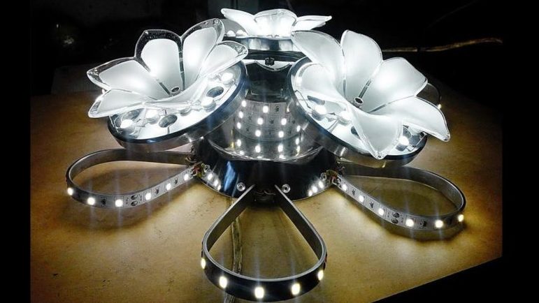 วิธีทำไฟเพดานจากแถบ LED