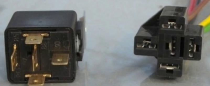 توصيل المصابيح الأمامية عن طريق التتابع