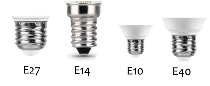 Kokie yra elektros lempučių pagrindų tipai