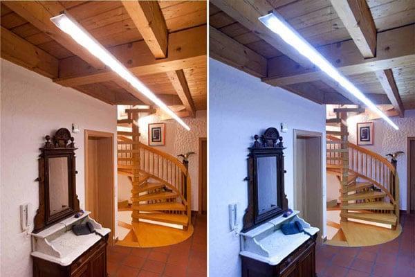 คำอธิบายของอุณหภูมิสีของหลอดไฟ LED