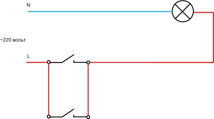 Как да свържете електрическа крушка към два превключвателя