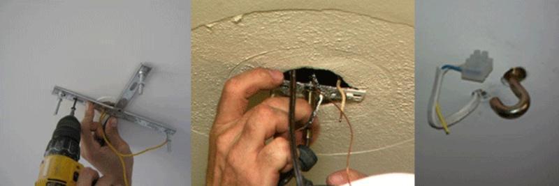 วิธีการแขวนโคมระย้าบนเพดานยิปซั่ม