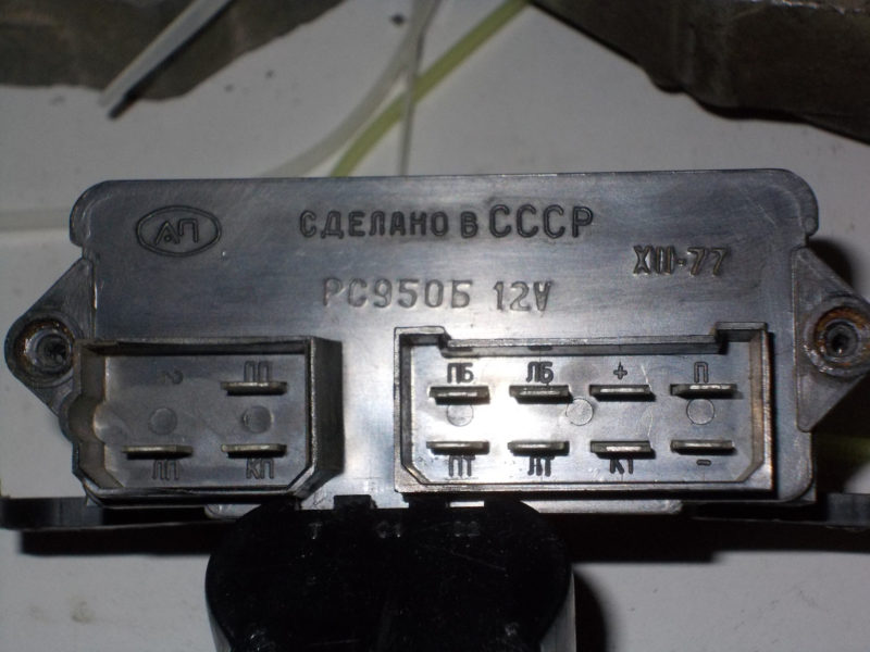 Posūkio signalų schema ir veikimo principas