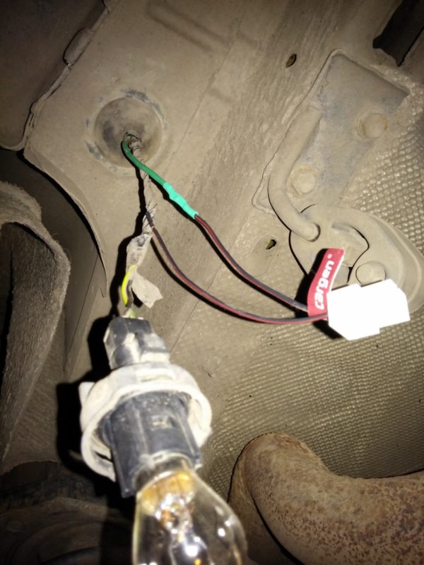 Miért nem világít a hátrameneti lámpa?